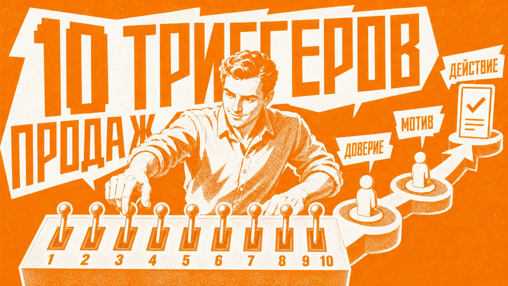 Редактор управляет десятью триггерами на пути читателя к заявке